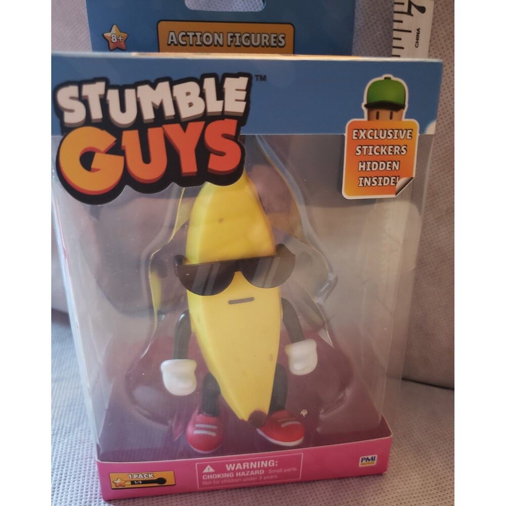 Stumble Guys BANANA GUY 4.5” Action Figure In Window Box 2024 NIB NEW